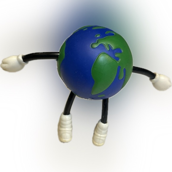 SHELL INFORMATION TECHNOLOGY EMPLOYEE PROMOTION PLANET MAN STRESS RELIEVER BALL - Picture 2 of 4